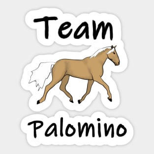 Team Palomino Horse Sticker